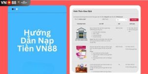 Những bước nạp tiền VN88 căn bản